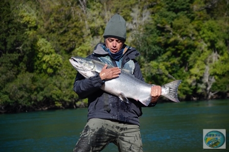 Fotos da pesca esportiva em Chaiten no Chile